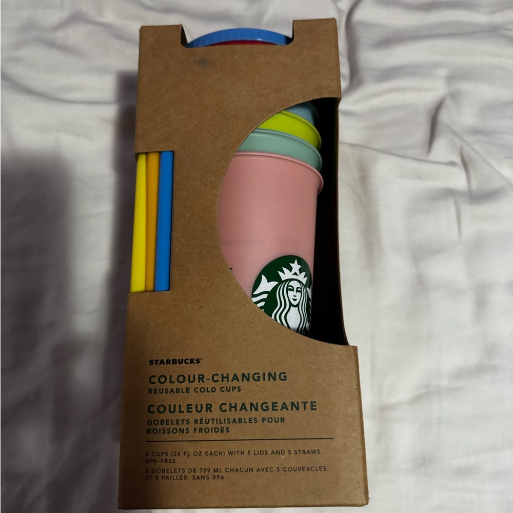 Starbucks Vibrant Reusable Cold Cups Set